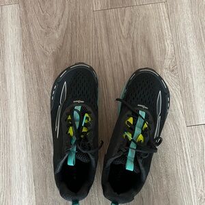 Altra Black and Aqua Running Shoes